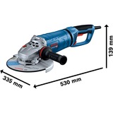 Bosch Winkelschleifer GWS 27-230 PR Professional blau, 2.700 Watt