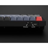 Keychron Q7, Gaming-Tastatur schwarz/blaugrau, DE-Layout, Gateron G Pro Brown, Hot-Swap, Aluminiumrahmen, RGB