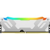 Kingston FURY DIMM 32 GB DDR5-6800 (2x 16 GB) Dual-Kit, Arbeitsspeicher weiß, KF568C36RWAK2-32, Renegade RGB, INTEL XMP