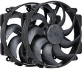 Noctua NF-A14x25r G2 PWM Sx2-PP chromax.black, Gehäuselüfter 140 mm
