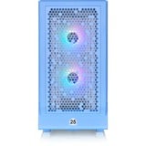 Thermaltake Ceres 330 TG ARGB , Tower-Gehäuse hellblau, Tempered Glass