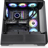 Thermaltake View 370 TG ARGB Black, Tower-Gehäuse schwarz, Tempered Glass x 3