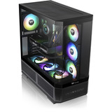 Thermaltake View 370 TG ARGB, Tower-Gehäuse schwarz, Tempered Glass x 3