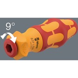 Wera 9751 Schaumstoffeinlage Kraftform Kompakt VDE Set 1, Schraubendreher rot/gelb, 28-teilig, für Tool Rebel Werkstattwagen