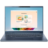 Acer Aspire 14 AI (A14-11M-X7MH), Notebook blau, Qualcomm Snapdragon X X1-26-100, Qualcomm Adreno GPU, 16 GB LPDDR5X, 512 GB (512 GB SSD), Windows 11 Home