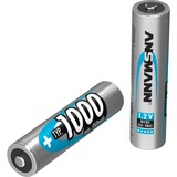 Ansmann 1000mAh NiMh Professional, Akku silber