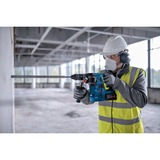 Bosch Professional Akku-Bohrhammer GBH 18V-28 CF Professional, mit GDE 18V-16 blau/schwarz, 2x Akku ProCORE18V 8,0Ah, Bluetooth, in L-BOXX