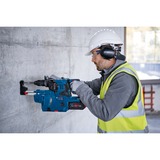 Bosch Professional Akku-Bohrhammer GBH 18V-28 CF Professional, mit GDE 18V-16 blau/schwarz, 2x Akku ProCORE18V 8,0Ah, Bluetooth, in L-BOXX