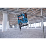 Bosch Professional Akku-Bohrhammer GBH 18V-28 CF Professional, mit GDE 18V-16 blau/schwarz, 2x Akku ProCORE18V 8,0Ah, Bluetooth, in L-BOXX