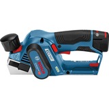Bosch Professional Akku-Hobel GHO 12V-20 Professional, 12Volt, Elektrohobel blau/schwarz, 2x Li-Ionen Akku 3,0Ah