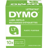 Dymo LetraTag ORIGINAL Kunststoff Schriftband schwarz auf weiß S0721660