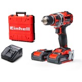 Einhell Akku-Bohrschrauber TE-CD 18/50 Li BL, 18Volt rot/schwarz, 2x Li-Ionen Akku 2,0Ah
