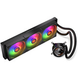 Krux HydroGlance 360 LCD, Wasserkühlung schwarz