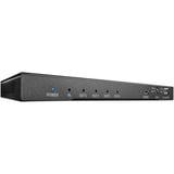 Lindy 4 Port HDMI 2.0 Splitter, HDMI Splitter schwarz, 18G, mit Audio