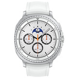 SAMSUNG Galaxy Watch8 Classic, Smartwatch weiß, 46mm, Bluetooth, Hybrid-Armband