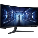 SAMSUNG Odyssey G5 C34G55TWWP, Gaming-Monitor 86 cm (34 Zoll), schwarz, UWQHD, VA, AMD Free-Sync, Curved, 165Hz Panel