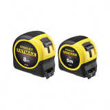 Stanley Fatmax-Bandmaß Doppelpack,  5 Meter + 8 Meter schwarz/gelb, 2-teilig