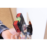 Wiha Mini-Wasserwaage Pocket 8 cm  grau/rot, mit Magnet 