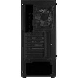 Aerocool Quantum Mesh-G-BK-v3, Tower-Gehäuse schwarz/grau, Seitenteil aus Tempered Glass