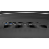 Cooler Master GP57ZS, Gaming-Monitor 145 cm (57 Zoll), dunkelgrau,  DUHD, VA, Curved, Mini-LED, USB-C, USB-Hub, 120Hz Panel