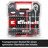 EINHELL  Bit- und Ratschen-Set in L-CASE, 37-teilig, Bit-Satz 