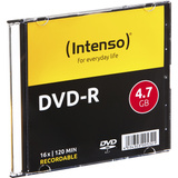 Intenso DVD-R 4,7 GB, DVD-Rohlinge 16fach, 10 Stück