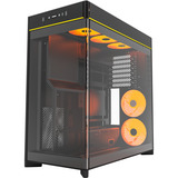 Montech HS02 PRO , Tower-Gehäuse schwarz, Tempered Glass x 2