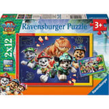 Ravensburger Kinderpuzzle Paw Patrol 3 Dino Movie 2x 12 Teile