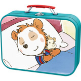 Schmidt Spiele Bobo Siebenschläfer Puzzle-Box im Metallkoffer 2x 26 Teile, 2x 48 Teile