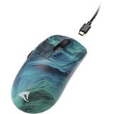 Sharkoon SKILLER SGM25W Ocean  , Gaming-Maus türkis/blau