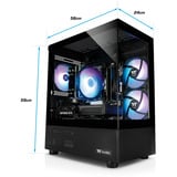 Thermaltake FTW A-Line Air 5060, Gaming-PC schwarz/transparent, Windows 11 Pro