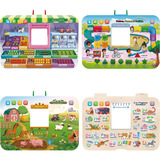 VTech 6-in-1 Magischer Schreibtisch, Spieltisch blau/gelb