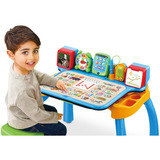 VTech 6-in-1 Magischer Schreibtisch, Spieltisch blau/gelb
