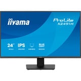iiyama ProLite X2491H-B1, LED-Monitor 60.5 cm (23.8 Zoll), schwarz (matt), FullHD, IPS, HDMI, DP, 120Hz Panel