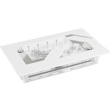 Alphacool Apex Distroplate, Verteiler weiß/transparent, mit Apex Pumpe