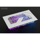 Alphacool Apex Distroplate, Verteiler weiß/transparent, mit Apex Pumpe
