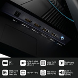 Arozzi Nova 34T2K165, Gaming-Monitor 86.4 cm (34 Zoll), schwarz, UWQHD, VA, Curved, HDMI, DP, Lautsprecher, 165Hz Panel