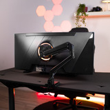 Arozzi Nova 34T2K165, Gaming-Monitor 86.4 cm (34 Zoll), schwarz, UWQHD, VA, Curved, HDMI, DP, Lautsprecher, 165Hz Panel