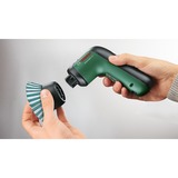 Bosch Heimwerken & Garten Akku-Bürste UniversalBrush Set, 3,6Volt, Bürstenschleifer grün/schwarz, mit Zubehör-Set