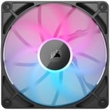 Corsair iCUE LINK RX140 RGB Dual, Gehäuselüfter schwarz, 2er Pack, 140 mm