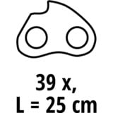 EINHELL Ersatz-Sägekette 25cm, 39T, 3/8", 1,27mm für Benzin-Multifunktionswerkzeug GC-MM 52 I AS