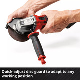 EINHELL Power X-Change Akku-Winkelschleifer TE-AG 18/115-2 Li - Solo, 18Volt rot/schwarz, ohne Akku und Ladegerät