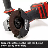 EINHELL Power X-Change Akku-Winkelschleifer TE-AG 18/115-2 Li - Solo, 18Volt rot/schwarz, ohne Akku und Ladegerät