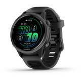 Garmin Garmin Forerunner 570 42mm   Black/Slate Grey, Smartwatch schwarz/dunkelgrau, 42 mm, Silikon-Amband