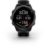 Garmin Garmin Forerunner 570 42mm   Black/Slate Grey, Smartwatch schwarz/dunkelgrau, 42 mm, Silikon-Amband