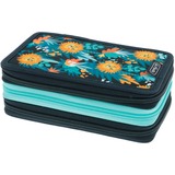Herlitz TriCase Happy Lions, Schüleretui blau/gelb, 31-teilig