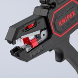 KNIPEX Automatische Abisolier-Zange 12 62 180  schwarz/rot, integrierter Drahtschneider