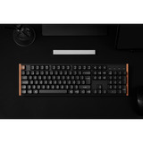 Keychron K10 HE, Gaming-Tastatur schwarz/holz, DE-Layout, Gateron Double-Rail Magnetic Nebula, Hot-Swap, Aluminiumrahmen, RGB