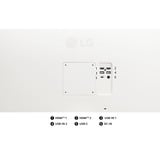 LG Smart Monitor 32U721SA-W, LED-Monitor 80 cm (32 Zoll), weiß, UltraHD/4K, VA, HDMI, USB-C, WebOS, FB