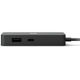 Microsoft Surface USB-C Travel Hub, Dockingstation schwarz, HDMI, RJ-45, USB-A, USB-C